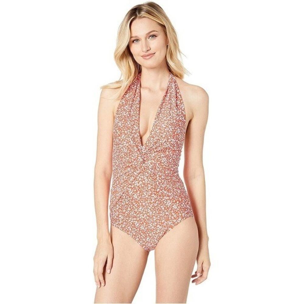 Michael Kors Floral V-Twist Swimsuit